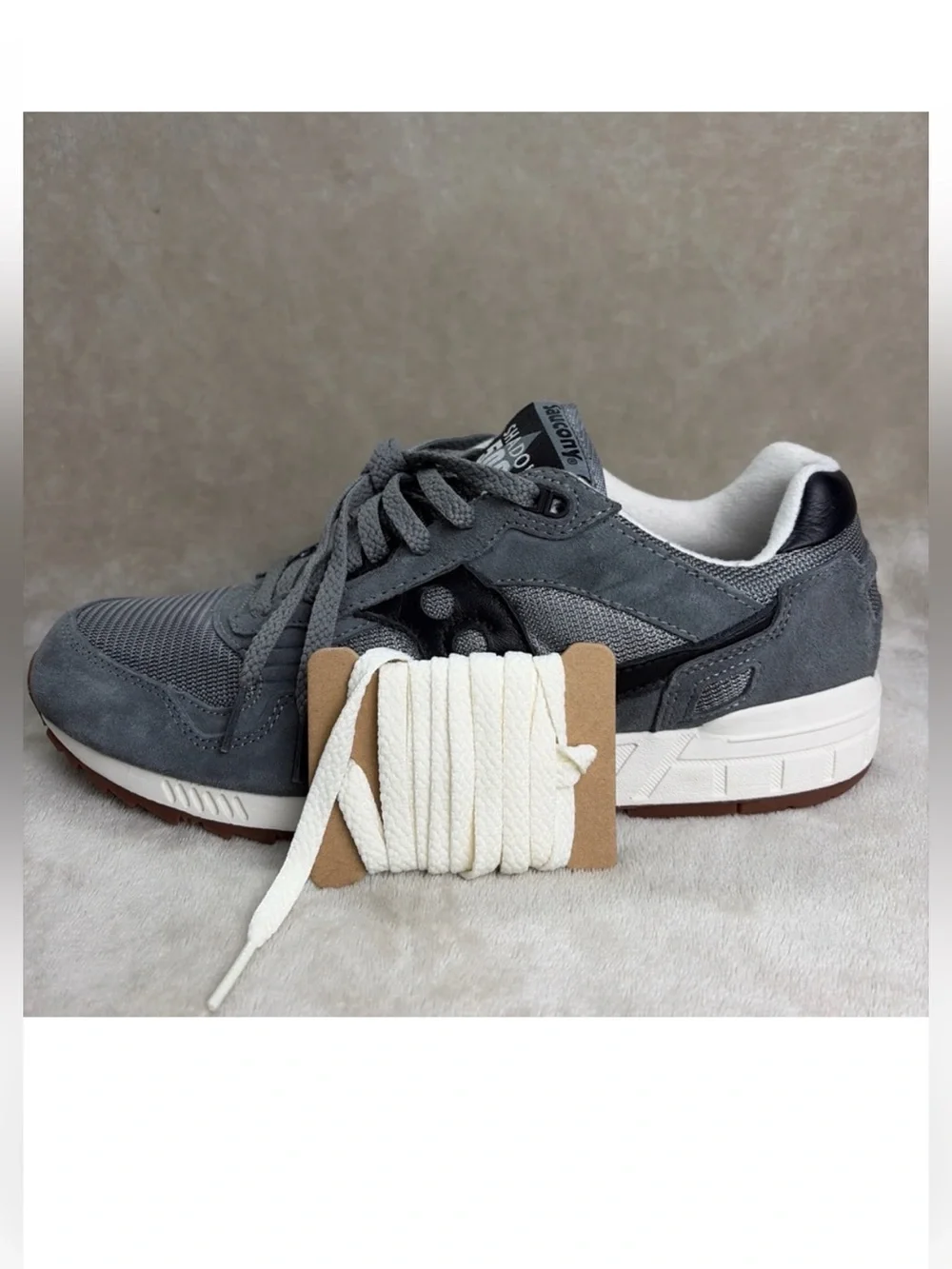 Saucony Shadow 5000 Gray/Black Size 10.5 Sneakers Retro-Style Walking S70665-71